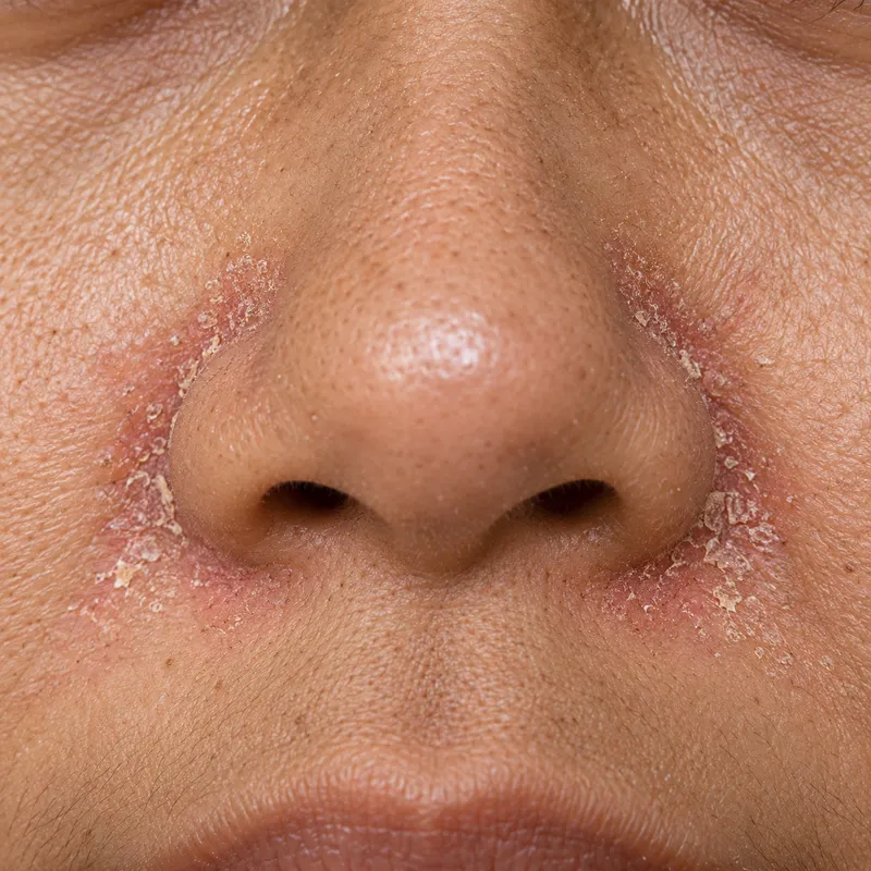 Illustration : Dermatite séborrhéique
